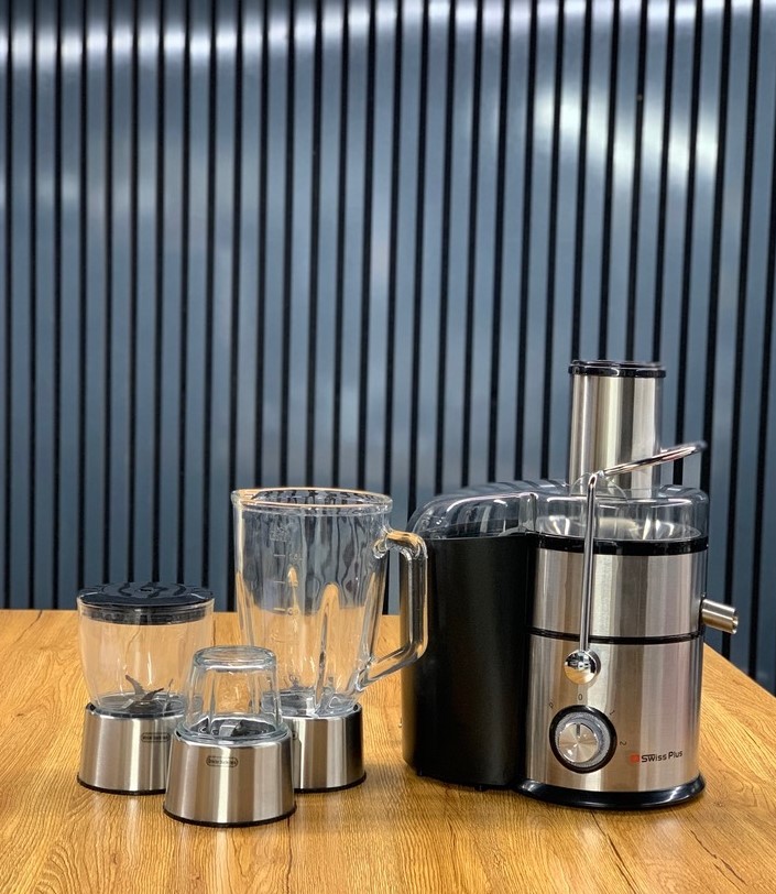 آبمیوه گیری 4 کاره سوییس پلاس مدل JE-842-S